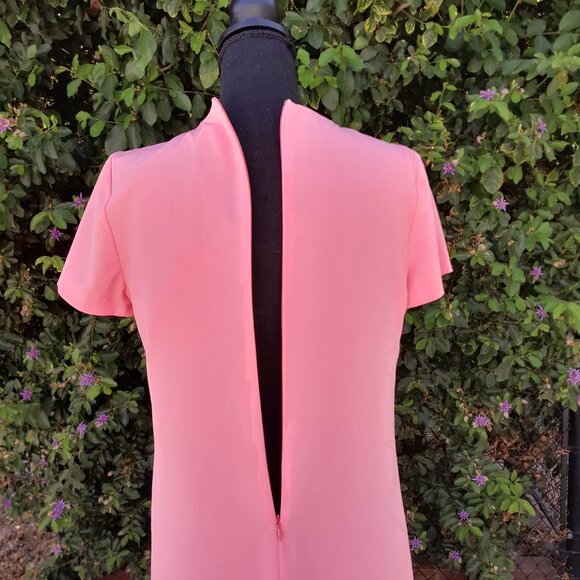 WHO*S WHO Italian Made Pink Shift Dress NWT Great for Homecoming SIZE 6 - Picture 14 of 16
